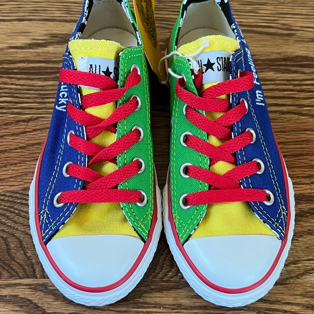 Custom Google Converse All Star Size 11 Little Kids NWT